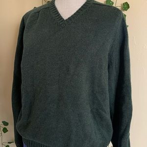 Lands’ End green Sweater